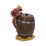 Dragon on Barrel Heist Money Box figurine Nemesis Now U6567Y3