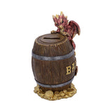 Dragon on Barrel Heist Money Box figurine Nemesis Now U6567Y3