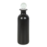 Plain Reverse Black Dried Crow's Feet Decorative Gothic Glass Potion Bottle