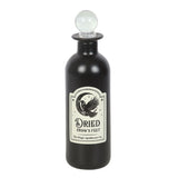 Front Dried Crow's Feet Decorative Gothic Glass Potion Bottle