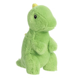 Eco Nation Rexter T. rex  by Aurora World Green and Yellow Soft Toy Side