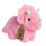 Right Side of Eco Nation Trix Triceratops Pink Soft Toy by Aurora World