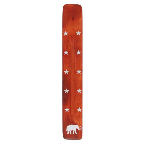 Elephant Elements Wooden Incense Stick Holder