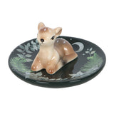 Fawn Green Ceramic Trinket Dish Front