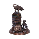 Feline Scholars Bronzed Cat Ornament Nemesis Now Side