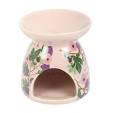 Fig Tree Print Ceramic Oil Warmer Burner Tealight opening