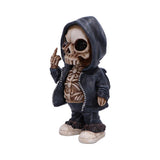 Flip the Bird – A Bold and Rebellious Street Art Inspired Reaper Figurine Nemesis Now side