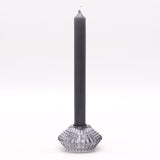 Flower Flip Midnight Grey Dinner Candle or Tealight Holder Display