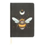 Forest Bee Moon and Star A5 Lined Notebook