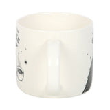 Fresh Cup of Cawfee Raven Ceramic Mug handle