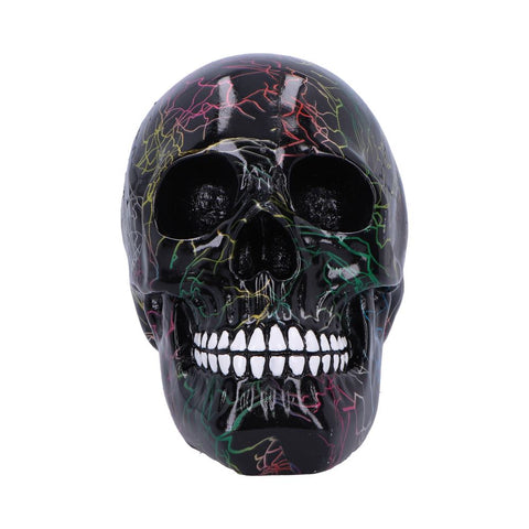 Facing Electro Decorative Resin Skull Ornament Nemesis Now d7081b25