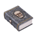 Grimoire Treasure Skull Book Box Nemesis Now U6730A24 Front Side