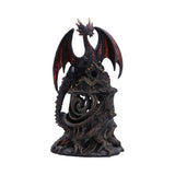 Front Midnight Warden Light-up Red and Black Dragon Hollow Ornament