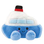 Front Palm Pals Serenity Boat Blue and White Soft Plush Aurora World