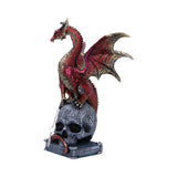 Fate of the World Dragon on Skull Figurine Nemesis Now U6696A24 Side