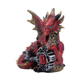 Front Keeper of the Key A Red Mystical Dragon Guardian Figurine Nemesis Now U7016A25