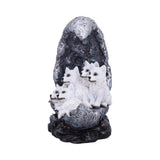 Front Side Moon Litter White Wolves Ornament Nemesis Now U6868C24