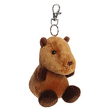 Front side Palm Pals Sid Capybara Bag Charm or Key Clip On