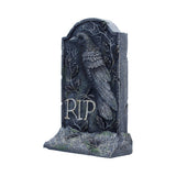 Front Side The Last Perch Gothic Raven RIP Gravestone Ornament