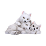 Sleepy Pups Wolf Cubs Figurine Nemesis Now U6733A24 Front