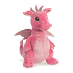 Front Sparkle Tales Dahlia Pink Dragon Soft Plush Aurora World