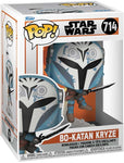 Boxed Star Wars Bo-Katan Kryze Mandalorian Dark Saber Funko Pop 714