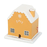 Gingerbread House Candy Cane 2 part Incense Cone Holder Back