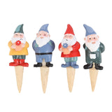 Mini Garden Gnome Ornaments Set of 4 