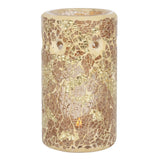 Gold Pillar Crackle Oil Burner Wax Melter