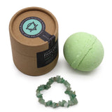 Green Aventurine Crystal Jewellery Lemon and Lime Bath Bomb