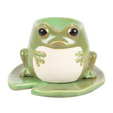 Front Frog Shaped Oil Burner on Lily Pad