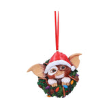 Gremlins Gizmo in Wreath Hanging Ornament Nemesis Now B6411X3 front