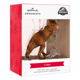 Boxed Jurassic World T-Rex Hanging Decoration Ornament on ribbon