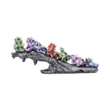 Back Hatchling Haven 7 Perched Baby Dragons on Rocky Base Back