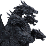 Head Close Up Shadow Hydra Multi Headed Black Dragon Figurine Nemesis Now U7759C26