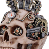 Head of Strike a Chord Steampunk Skull Figurine