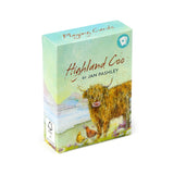 Boxed Highland Coo Cow Jan Pashley Playing Cards Deck