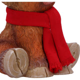 Highland Cow Tam Red Scarf Tartan Bonnet Figurine Nemesis Now B7253C25 Hooves