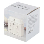 House 2 Part White Oil Warmer Wax Melter Box