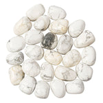 Selection from Howlite Polished Tumblestone Medium Tumble Stone