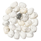 Selection from Howlite Polished Tumblestone Medium Tumble Stone