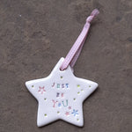 Just Be You Hand Made Ceramic Star