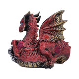Side Keeper of the Key A Red Mystical Dragon Guardian Figurine Nemesis Now U7016A25