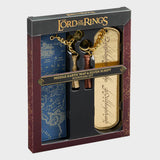 Boxed Noble Collection The  Lord of the Rings Map of Middle Earth and Elven Script Bookmark Set