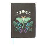 Luna Moth A5 Notebook 100 Sheets 200 Lined Pages 