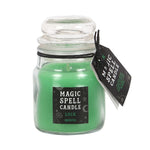 Spell Candle Jar Luck Green Tea Scent