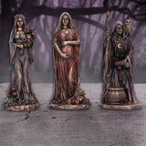 Maiden Mother and Crone Trinity Mini Figurines Display