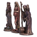 Maiden Mother and Crone Trinity Mini Figurines Reverse