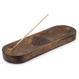 Mandala Wide Wooden Incense Stick Holder display idea