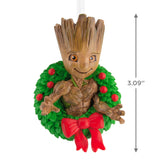 Back Marvel The Guardians of the Galaxy Groot Christmas Wreath Decoration Hallmark Size